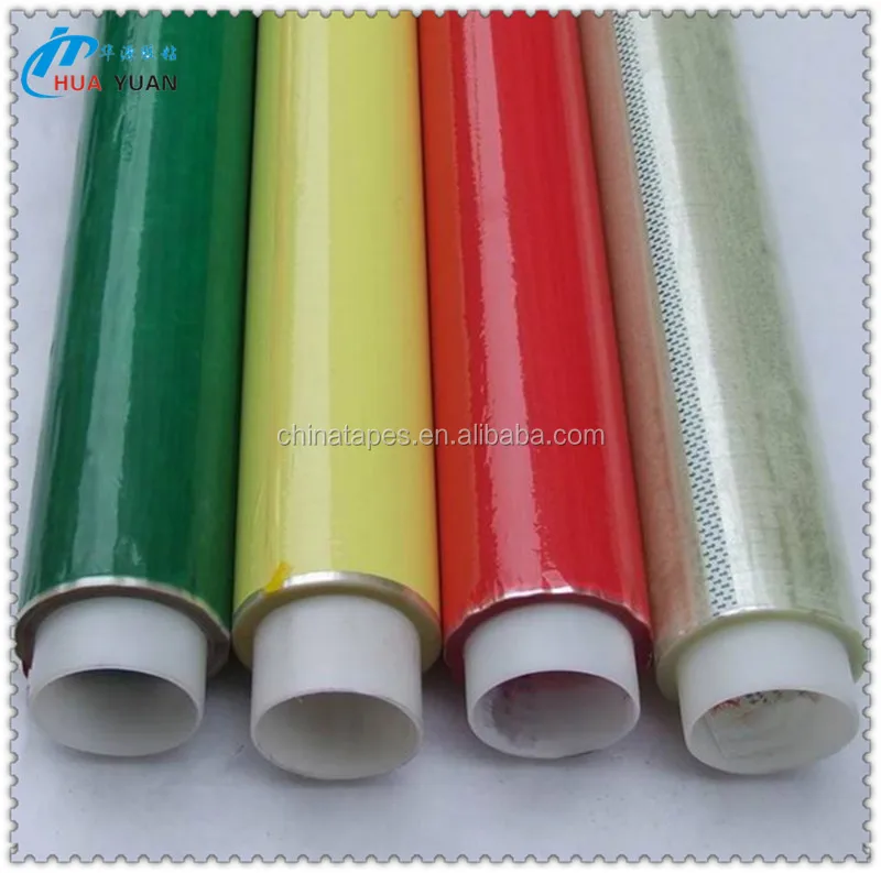 High temperature flame retardant self adhesive transformer yellow mylar tape