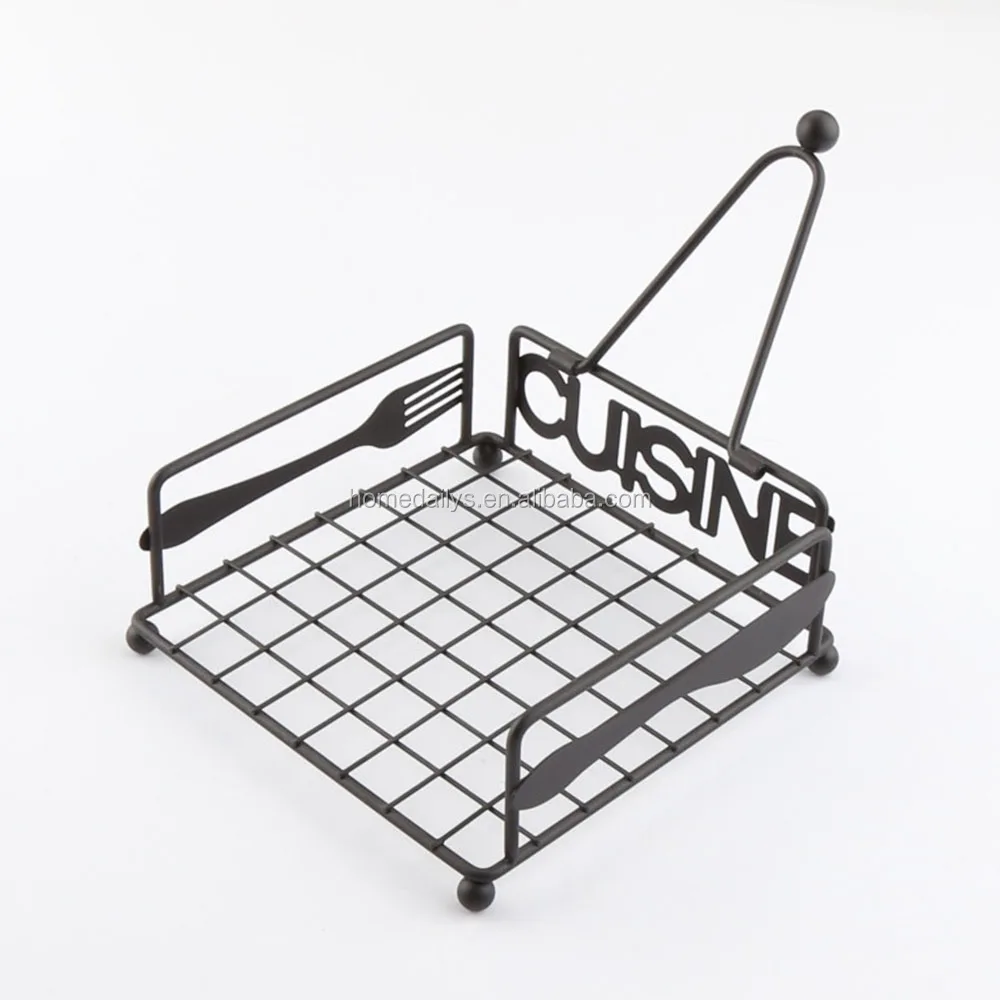 Black Napkin Holder With Metal Weight Ball Buy Napkin Holder,Black