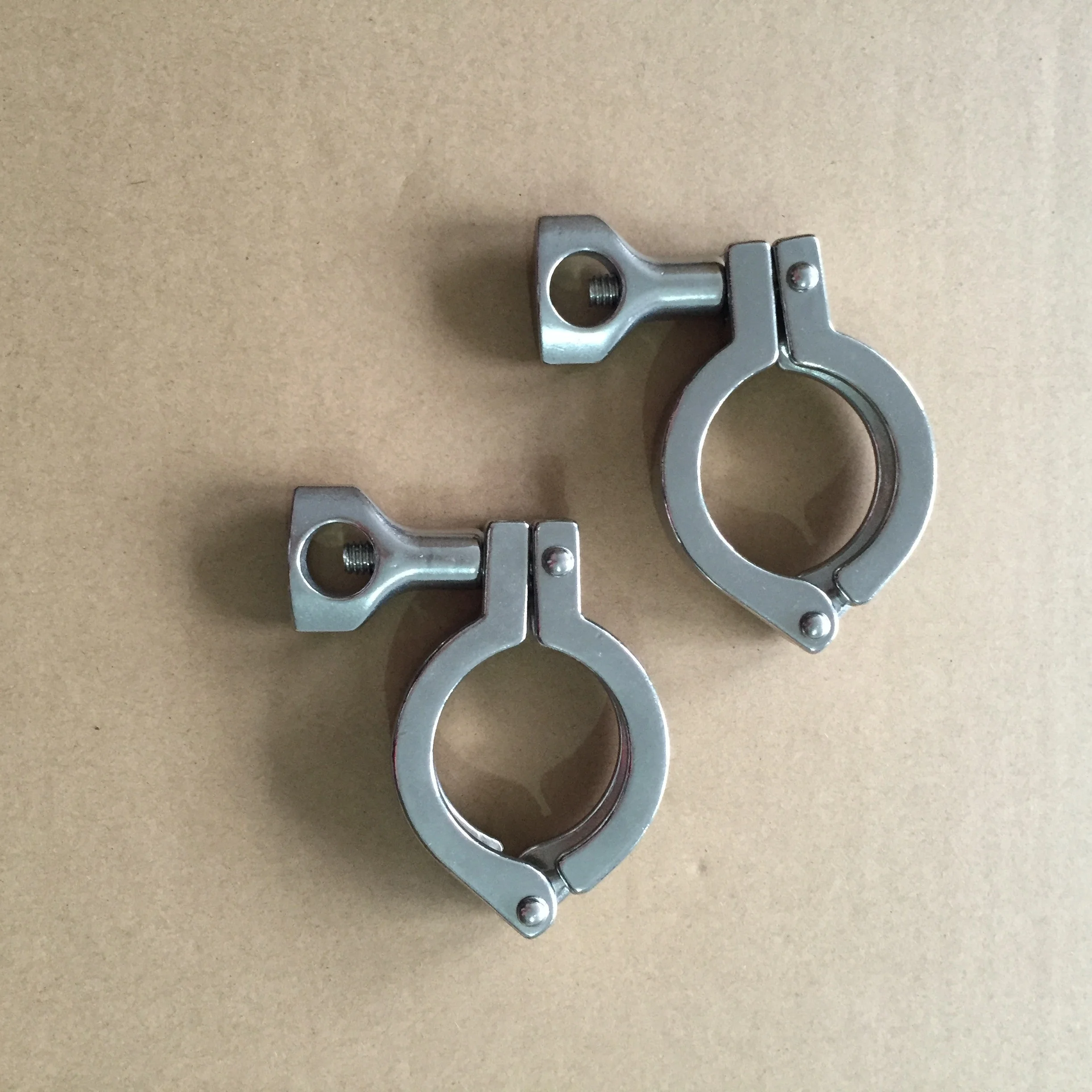 

Sanitary Stainless Steel Single Pin Heavy Duty Tri Clamps 13MHH