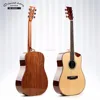 New Style Rouned Acoustic Guitar made of Cedar Solid and Rosewood,we make all kinds of Guitars,Ukulele,Violin