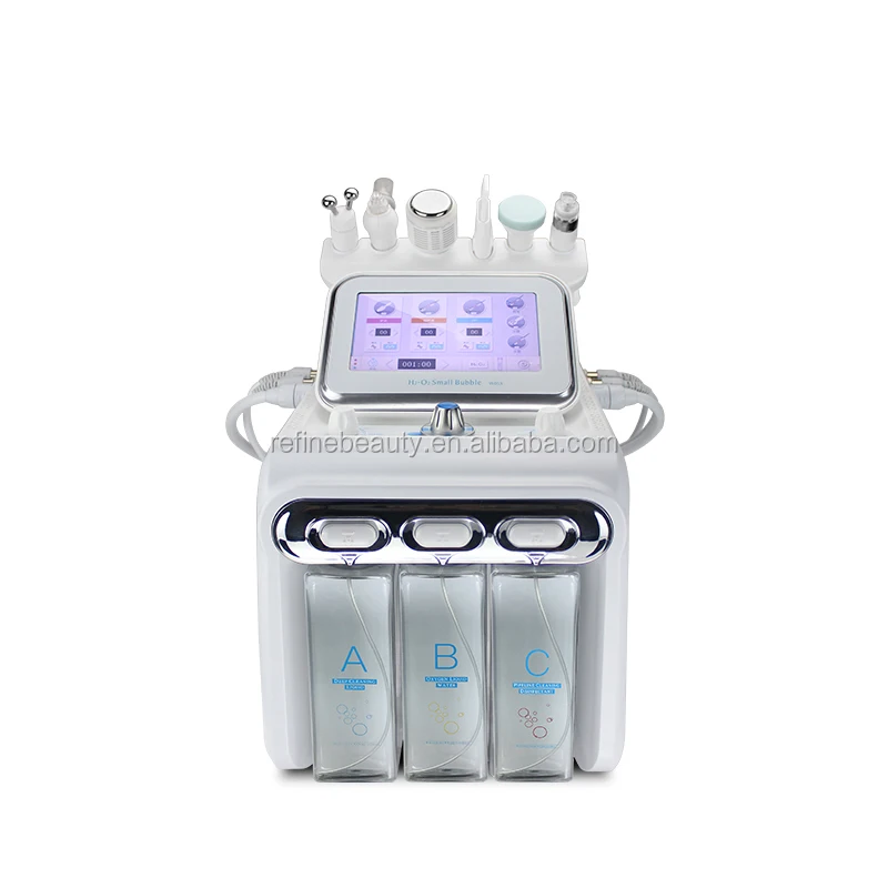 

2019 Portable 6 in 1 Microdermabrasion Machine for Deep Cleaning Skin Oxygenation and Hydrating, White