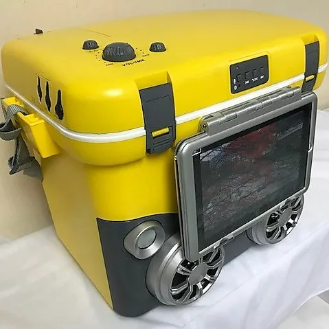 wireless speaker with cooler box