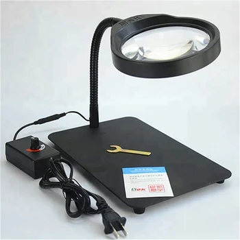 Desk Magnifier With Led Lamp Engraving Inspection Maintenance
