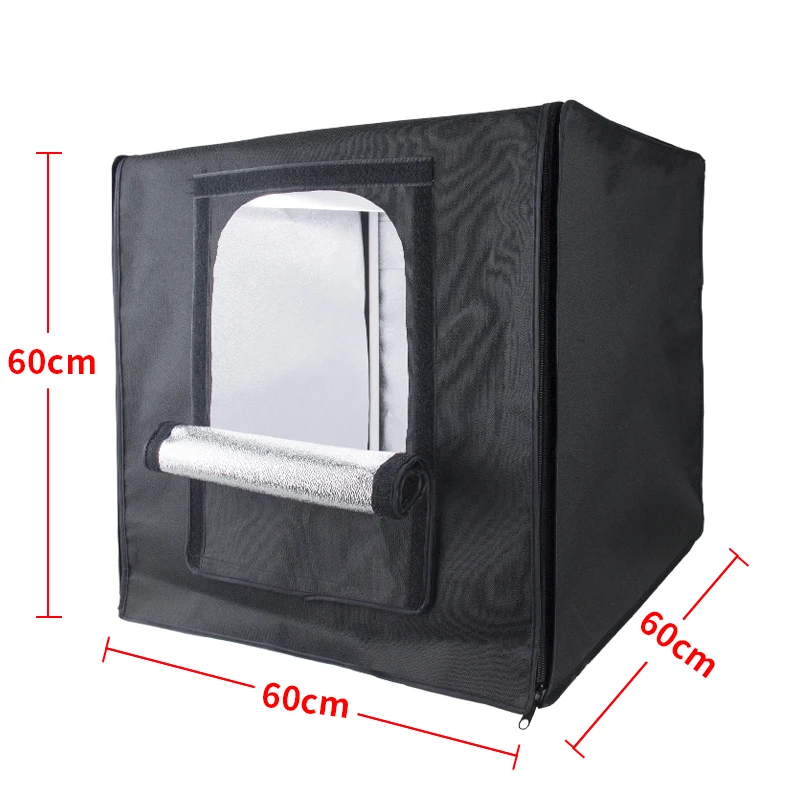 

60*60*60cm Photography photo box studio LED photo studio