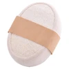 Shower Strap Bath Exfoliating Loofah Back Scrubber Sponge Organic Natural Luffa with Long Cotton Handle