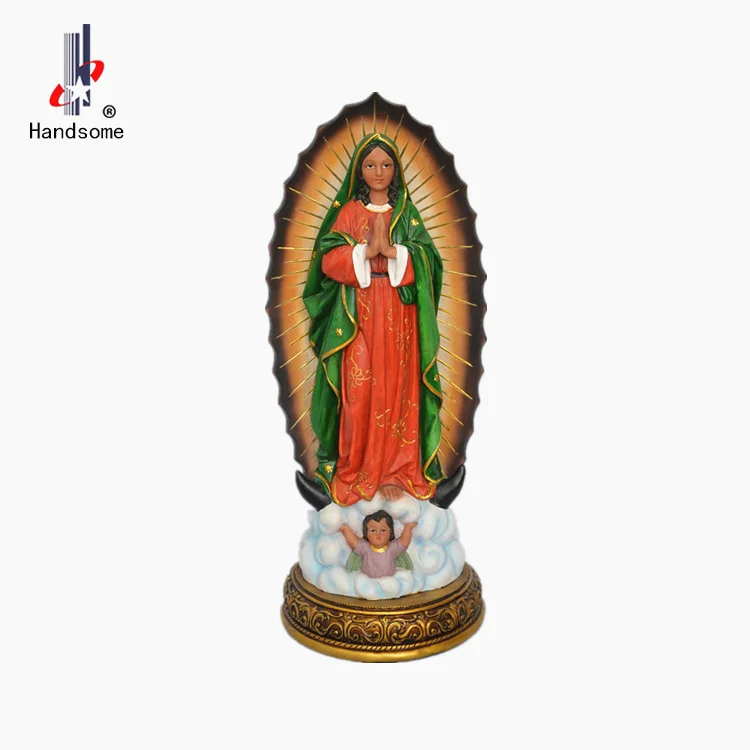 18 Inch Wholesale Large Our Lady Of Guadalupe Resin Antique Catholic