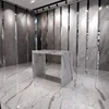Statuario white marble stone slabs tiles for interior hall wall floor and column cladding shinning luxury decoration