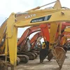 good working condition used japan made brand CAT E200B excavator