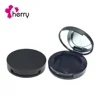 black new style plastic cometic packaging blush empty eyeshadow case