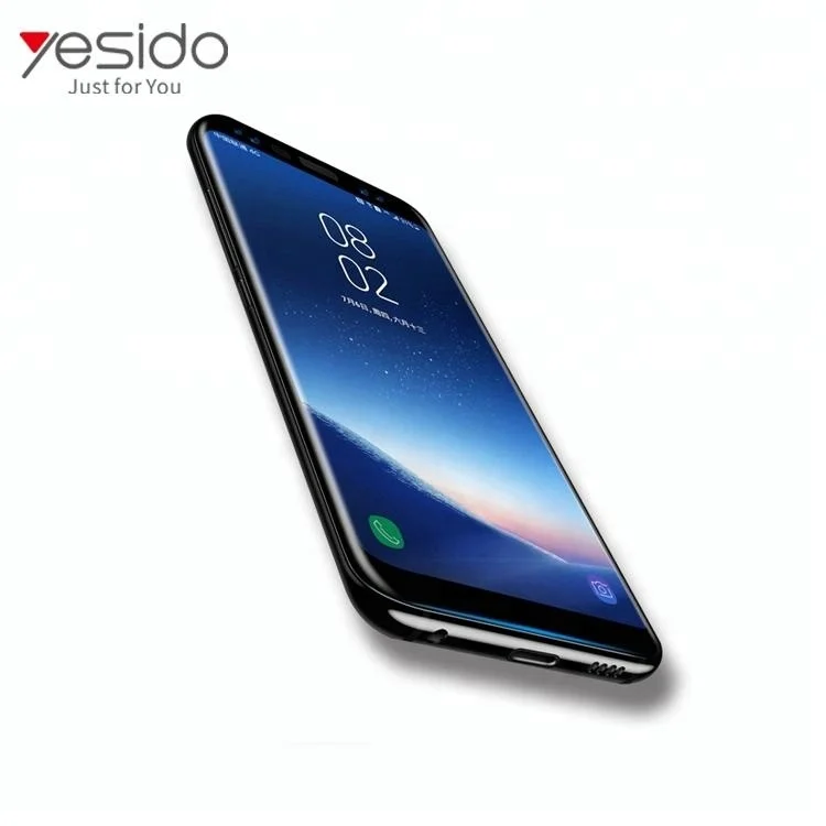 Premium mobile crystal clear Full Glue 3D curved tempered glass screen protector for galaxy S9