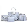 Popular woman handbags set 6 in 1 set bags with factory price