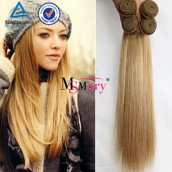 Wholesale Free Shipping Platinum Blonde Virgin Indian Silky