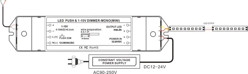 Led dimmer smart d3 dim схема подключения