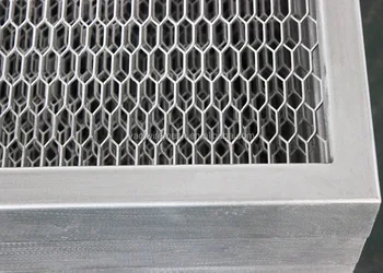 Decorative Aluminum Expanded Metal Mesh Grid For Ceiling Tiles