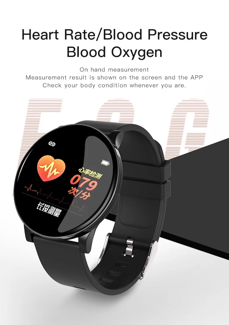 Smart IP67 waterproof smart wristband W8 sports fitness tracker watch smart heart rate monitor bracelet