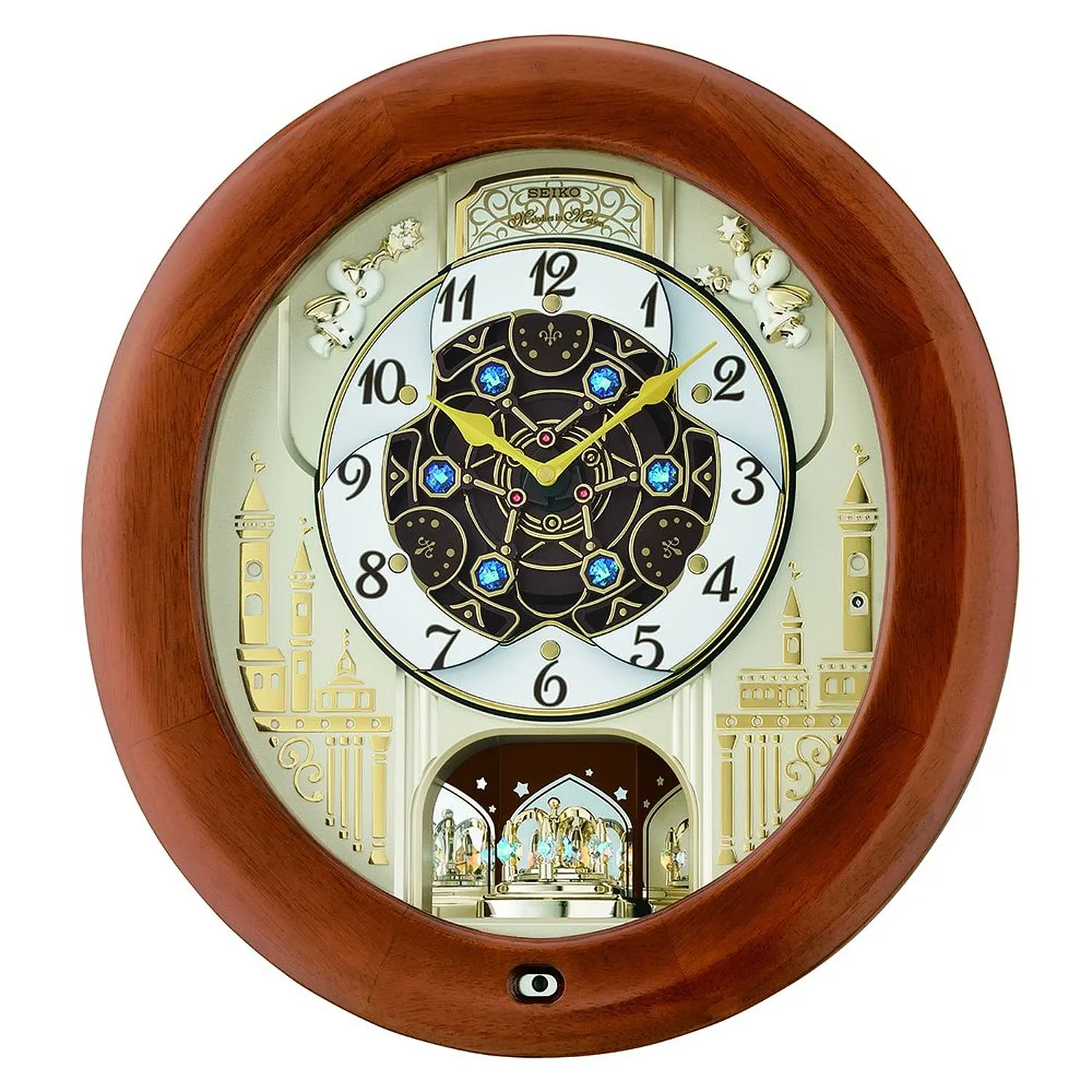 Buy Seiko QXM531ZRH Melodies In Motion Japanese Quartz Wall Clock in