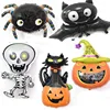 Hotting sale Halloween spider/Bat/Pumpkin/Cat/Wings/Ghosts balloon, Foil helium Party ghost scary pattern Halloween Balloons