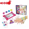 Easy made fashion forward funny plastic diy yarn knitting machine toys for girls