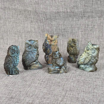 Whole Natural Gemstone Carving Mini Owls Hot Mix Whole Natural Gemstone Carving Mini Owls Hot Mix For