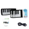 Non-toxic and Harmless Silicone 100% Waterproof Standard 49 Keys Roll-up Keyboard Piano