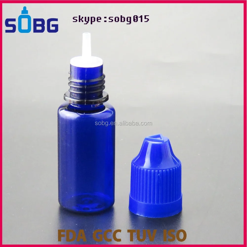 
Best seller 10ml bottles for e liquids round plastic colored dropper with packing box 