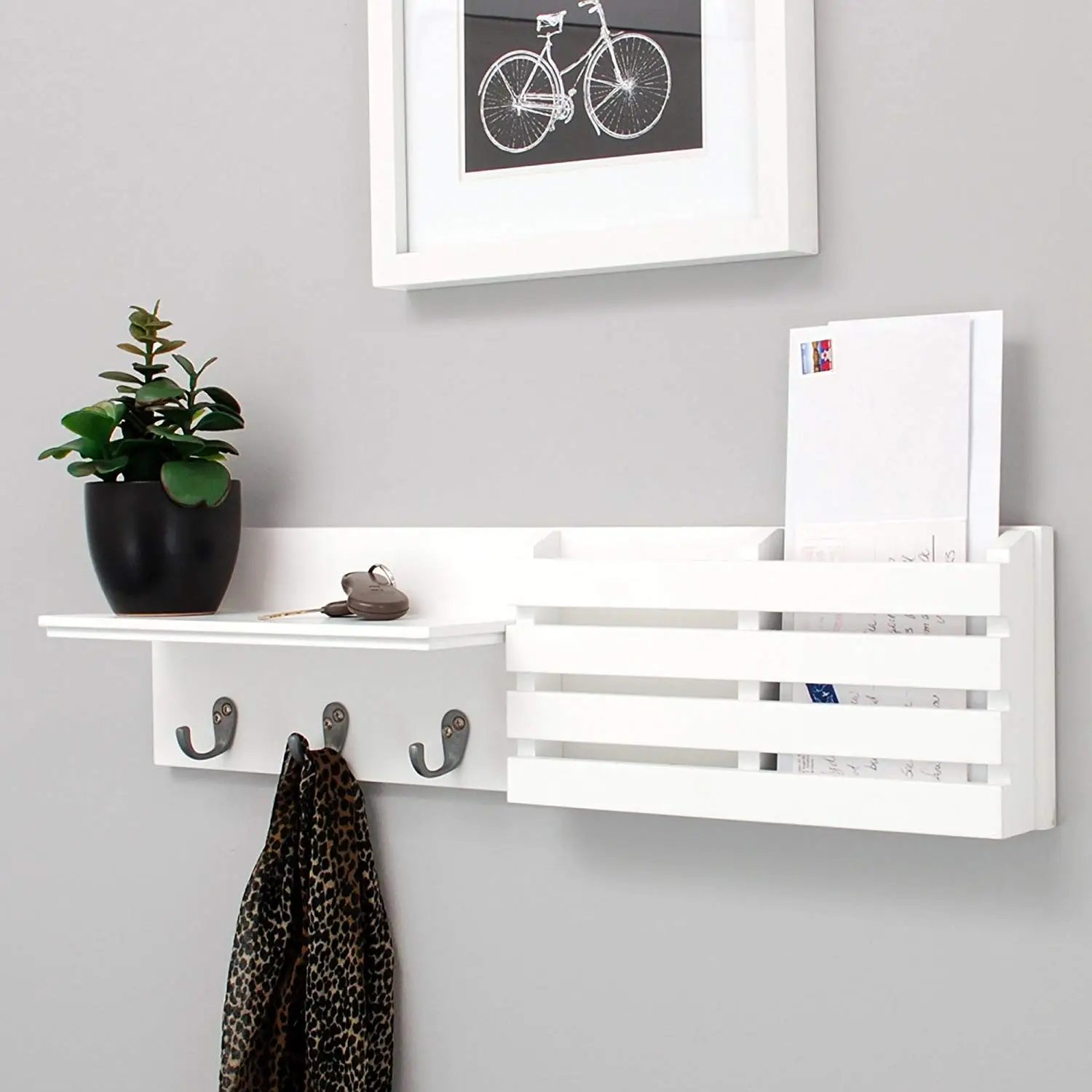 Настенная полка Wall Shelves Hooks