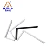 White Furniture accessories Metal 90degress wall bracket table corner bracket