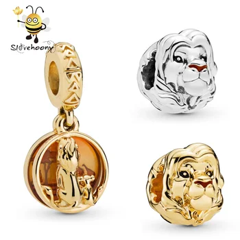 Slovehooony Simba Et Mufasa Coucher De Soleil Pendentif Charme Roi Lion Simba Pendentifs Charmes Pour 925 Colliers En Argent Sterling Buy Breloques