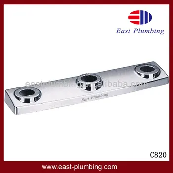 East-plumbing Three Hole Polished Cover Plate For Kitchen Faucet Chrome ...