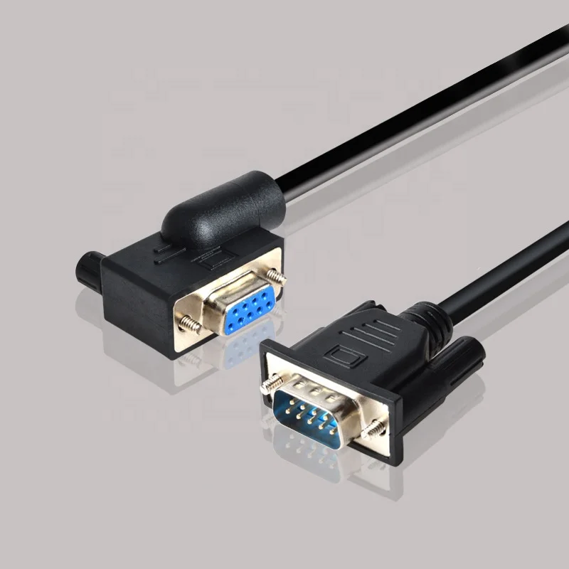

Customized DB9 Male to 90 Degree DB9 Female Cable