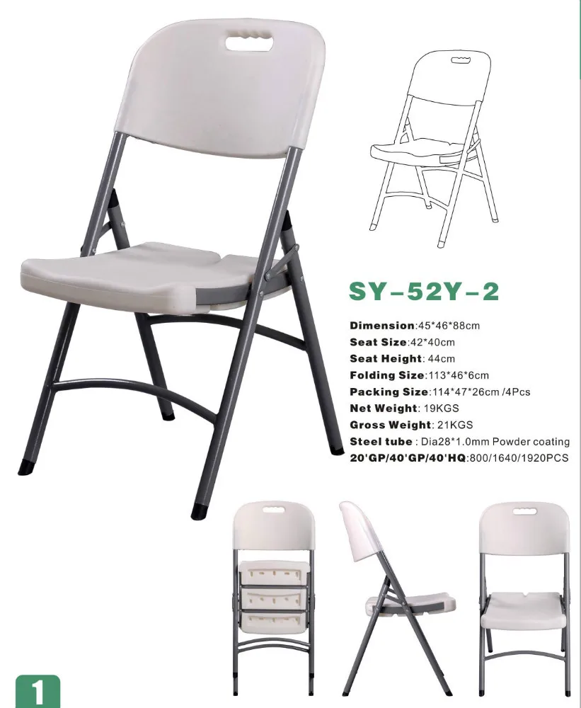 Plástico comedor silla plegable/de silla plegable-Sillas de plástico