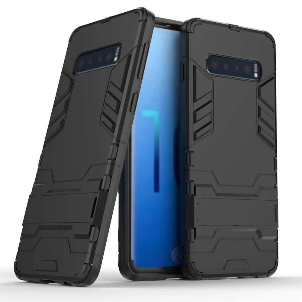Trade Assurance Shockproof Kickstand business phone case cover for samsung galaxy s10 case