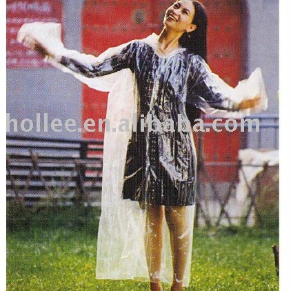 
pvc raincoat women fashion 