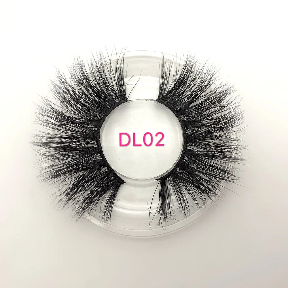 

3d mink eye lashes private label eyelash packaging box custom paper, Black
