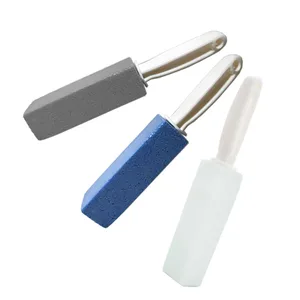 Image of new product glass pumice stone for toilet cleaning brush with handle