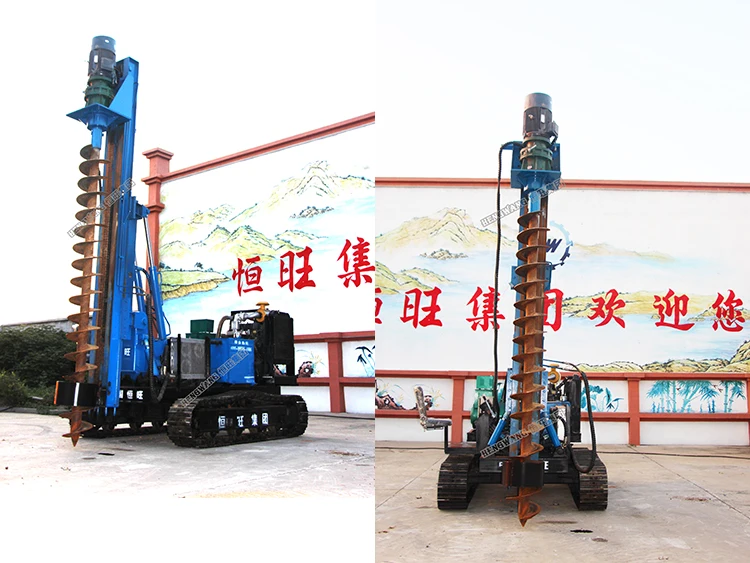 Factory price Long Auger Drill Machine/Wheeled Pile Driver/water well auger drill
