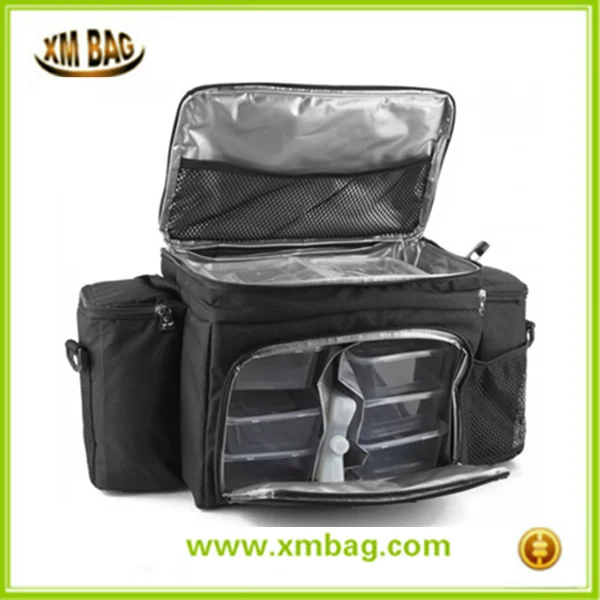 8 Packs Gym Meal Bag,Meal Bag With Meal Containers,Cooler Lunch Bag