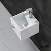 KKR Sanitary Wares Solid Surface Wall Hung Bathroom Basin