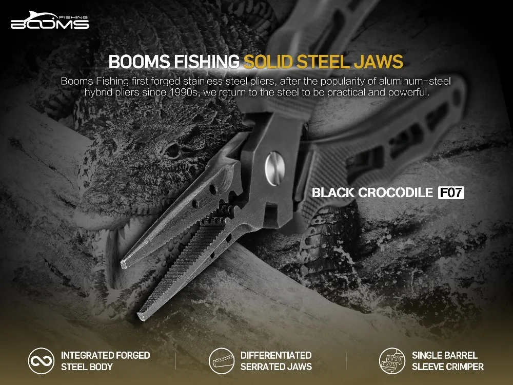 Booms Fishing Saltwater Multi Tool Split Ring Braid Cutter Fish Hook