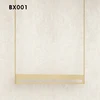 Ceiling Mounted Adjustable In Hight Design Clothes Rail In Stainless Steel Boutique Suspends Moving Hanging Clothes