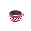 latest clear wholesale resin plastic handmade black Retro national cuff bracelet bangle with wool hair for women girls jewelry