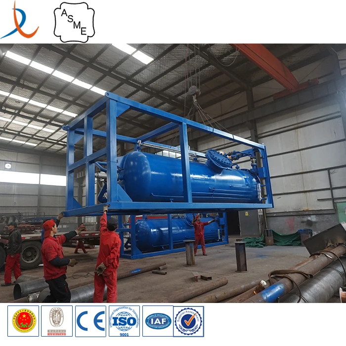 Oil And Gas Well Surface Test Surge Tank / Surge Drum / Knock Out Drum