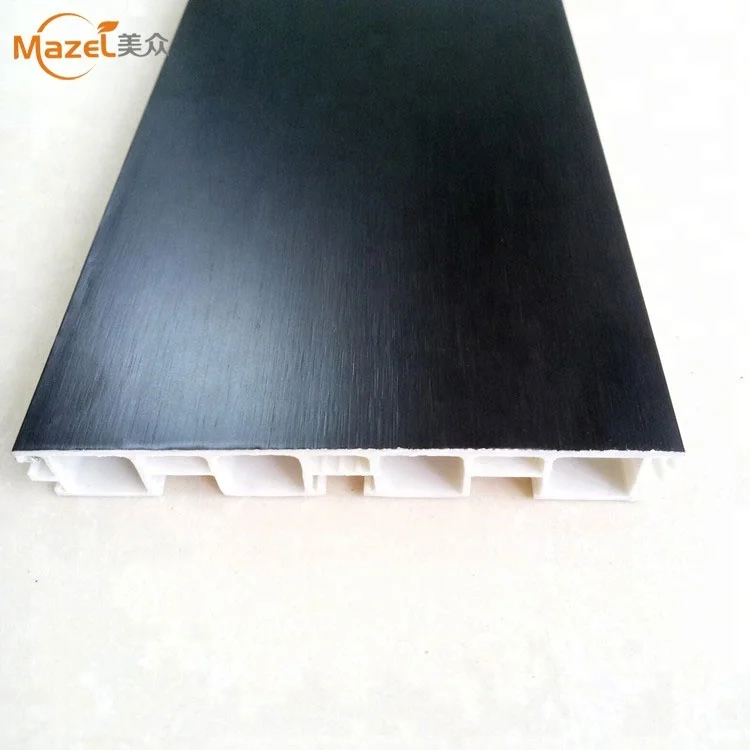 
Kitchen cabinet floor kick board black plastic skirting board 