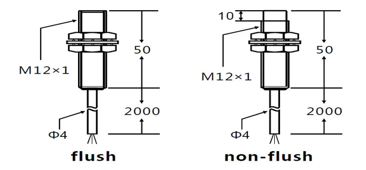 Best selling products Inductive Proximity distance sensor Standard Model Cylindrical Housing M12