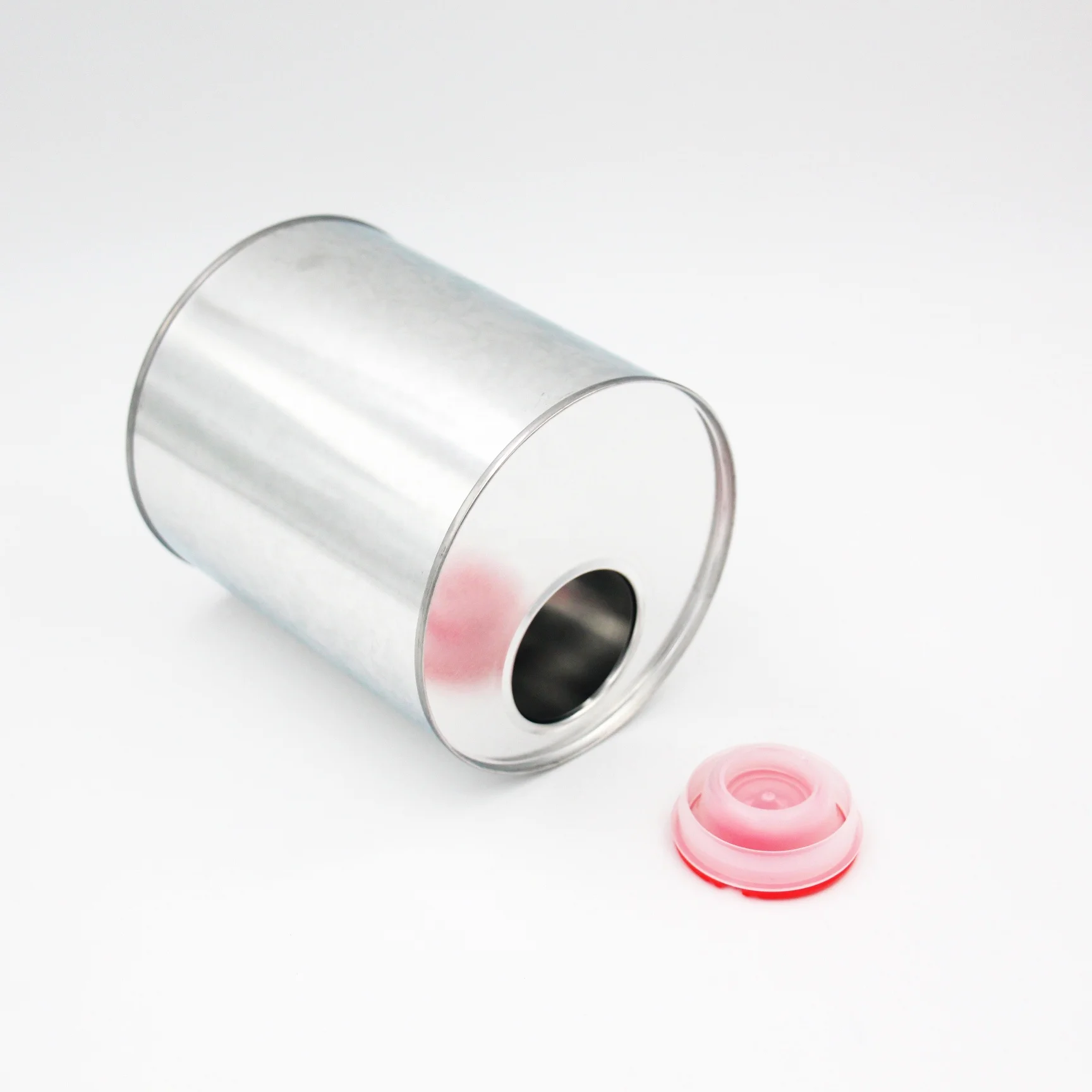 
Tin pail with lid paint container metal can 