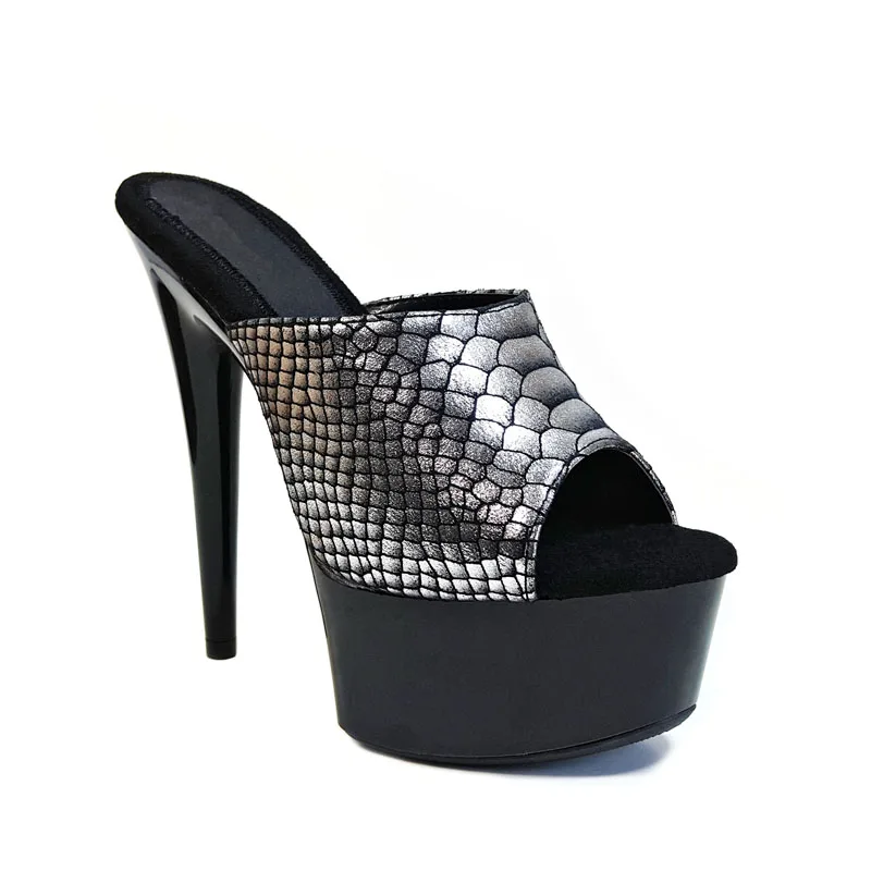 

Lcceabe Transparent Shoes Ultrafine Plus Size Slippers Hand Made High Heel Shoes Low Price Stripper Shoes, Red/pink/ silve/black / white ect