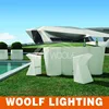 solar power illuminated led beach bar portable