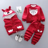 

Winter children clothes set personality boutique baby winter suit