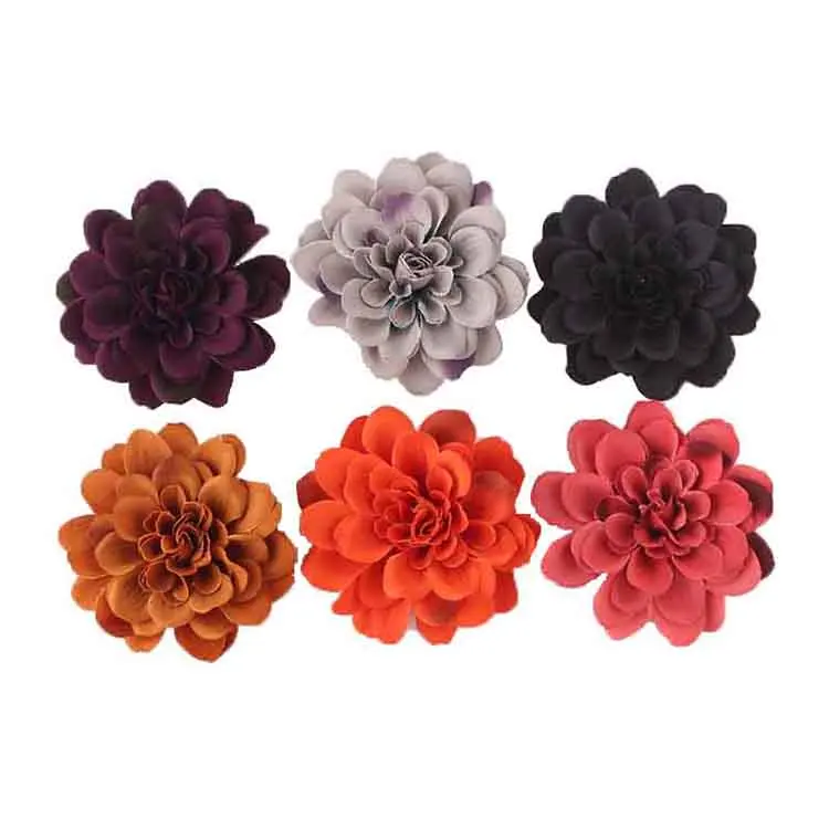 artificial flowers for hair clips