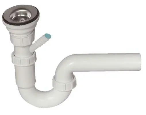 
Type S Washbasin Sink Siphon with Washer Hose 40 mm (YP037) 
